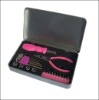 22pc pink lady tool set & Household tool set & gift tool box