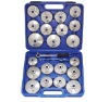 23PCS cup style oil filter wrench set (Aluminum)
