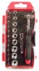 23pc 1/4 IN Socket and Bit Set