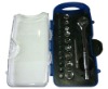 23pcs rachet wrench set in transparent case