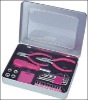 24PC Pink Lady Tool Set & hand tool set & gift tool box & hand tool set