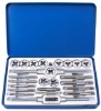 24pc alloy steel mertic or sae thread cutting tool set in tool