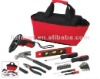 27pc tool bag with cordless drill