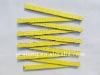 2M/10 Folds Yellow Birch Wooden Advertising Folding Ruler