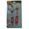 2PC Adjustable Wrench Set