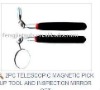 2PC TELESCOPIC MAGNETIC PICK UP TOOL AND INSPECTION MIRROR SET