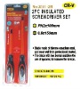 2pc insulated screwdriver set