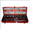 3/4" Drive 21pcs Socket Wrench Set Metal box