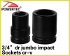 3/4"dr jumbo impact sockets cr-v