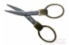 3.75" Reddish Copper Coating Handle Folding Scissors