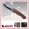 3.75" ceramic folding knife (mirror polished blade with Kevlar Carbon Fiber/stainless steel liner handle)