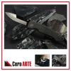 3.75" ceramic folding knife (mirror polished blade with Kevlar Carbon Fiber/stainless steel liner handle)