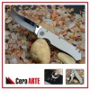 3.75" ceramic folding knife (mirror polished blade with Titanium handle)