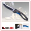 3.75" hot knife (mirror polished ceramic blade with Carbon Fiber handle Titanium coated liner)
