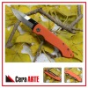 3.75" pocket knife (mirror polished zicornia blade with G10 stainless steel liner handle)