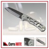 3.75" pocket knife (mirror polished zicornia blade with stainless steel handle)