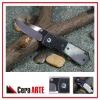 3" ceramic folding knife (mirror polished blade with Titanium Coated Steel Bolster handle)
