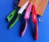 3 inch ceramic paring knife,White blade and zirconium oxide blade