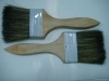 3"mixed bristle wooden handle paint brush