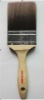 3'' tapered synthetic fiber beech wood handle paint brush set