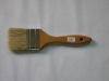 3" varnished wood handle bristle brush