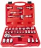 32 pcs Chrome Vanadium Socket Wrench Set