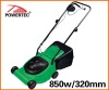 320mm 850w electric lawn mower