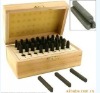 36pc number &letter punch tool set