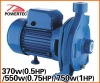 370/550/750W 0.5/0.75/1HP centrifugal pump