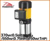370/550/750W 0.5/0.75/1HP centrifugal pump