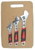 3pc Adjustable wrench set