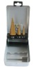 3pc HSS Step Drill Bit Set
