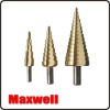 3pc Step Drill Set