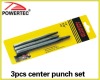 3pcs center punch set