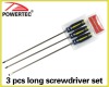 3pcs long screwdriver set