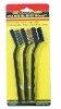 3pcs plastic handle min wire brush set