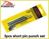 3pcs short pin punch set