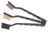 3pcs wire brush with plastic handle