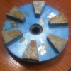 4'' -10'' (100mm-240mm) Metal Bond Marble, Limestone, Travertine and Terrazzo Diamond Grinding Wheel with Pie Shape Segment-STPE