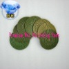 4"(100mm) with 3.0mm diamond wet polishing pad for Terrazzo/Concrete/Engineered Stone/Porcelain/Quartz