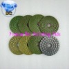 4"(100mm) with 3.0mm flexible diamond wet polishing pad for Terrazzo/Concrete/Engineered Stone/Porcelain/Quartz