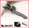 4.25" ceramic pocket knife (mirror polished blade with Titanium handle)