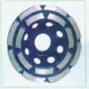 4'' 4.5'' double row diamond grinding cup wheels for floor,pads,street