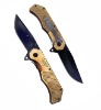 4.5'' Colorful handle couteau de combat