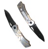 4.5'' Survival knife comes with a pocket clip