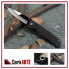 4.5" ceramic folding knife (mirror polished blade with Kevlar Carbon Fiber/stainless steel liner handle)