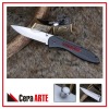 4.5" ceramic pocket knife (mirror polished blade with Aluminum/Bone inlay handle)