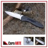 4.5" ceramic pocket knife (mirror polished blade with Aluminum/Carbon Fiber inlay handle)