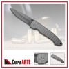 4.5" ceramic pocket knife (mirror polished blade with Titanium handle)