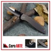 4.5" ceramic pocket knife (mirror polished ceramic blade with Titanium handle)